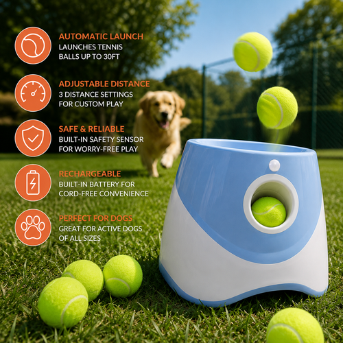 Automatic Tennis Ball Launcher